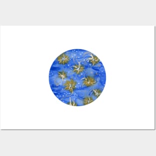 Sea daisies (circle) Posters and Art